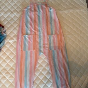 Striped Pastel Jumpsuit